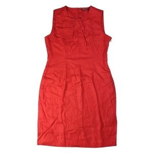 Adrienne Vittadini Red Sleeveless Dress